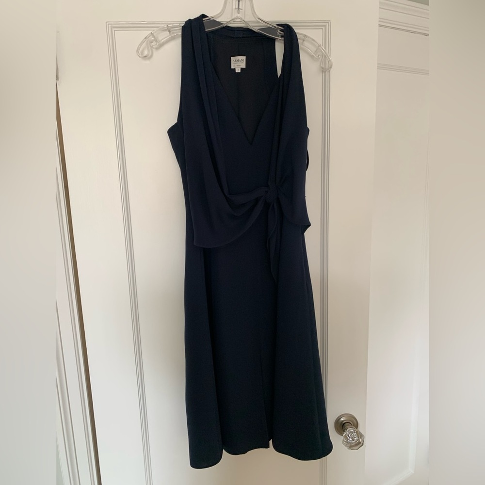 Armani Collezioni blue dress